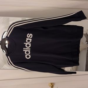 Mens Adidas Crewneck Navy Sweatshirt
